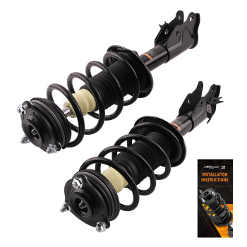 Front Pair Complete Shocks Strut Assembly For 2006-2011 compatible for Honda Civic 1.8L 172287