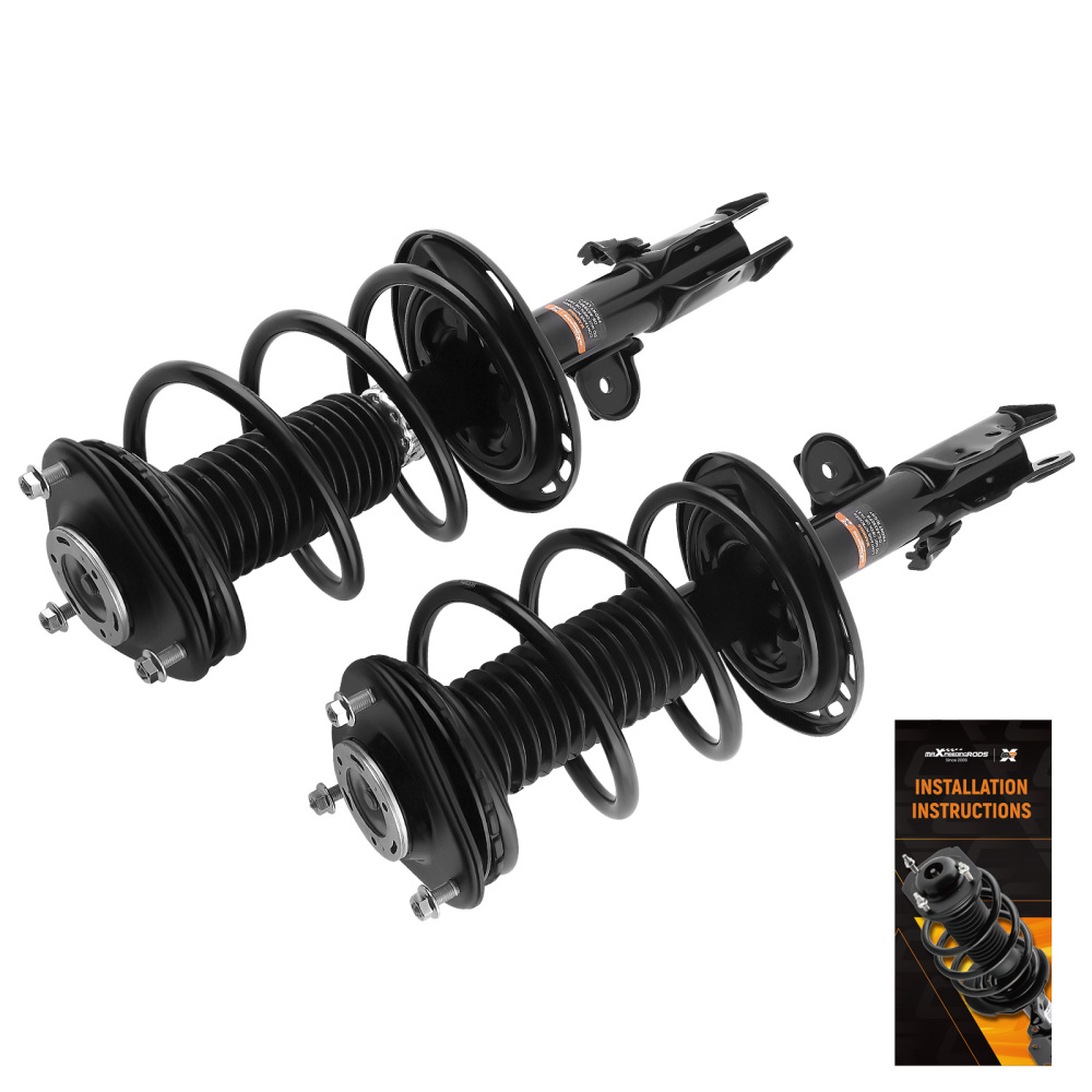 Front Pair Complete Shock Struts Coil Spring Assembly for 2006-2012 compatible for Toyota RAV4