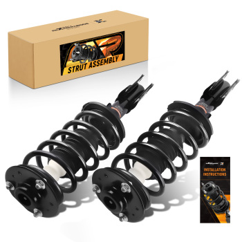 Pair Front Struts w/ Coil Springs compatible for Chevy Equinox GMC Terrain compatible for Pontiac Torrent