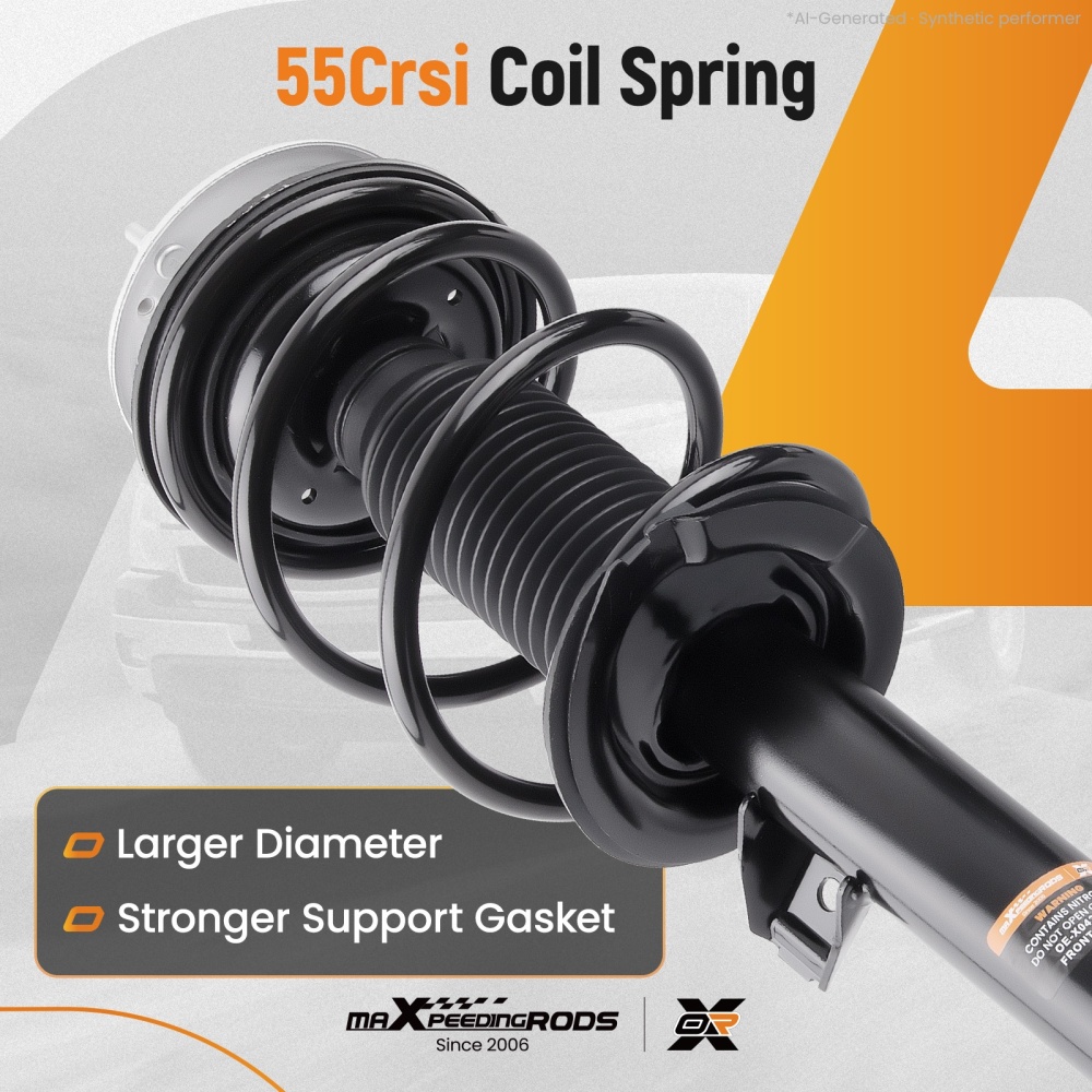 Front Strut Spring Suspension compatible for BMW 325CI 330CI Convertible/Coupe 2001-2006