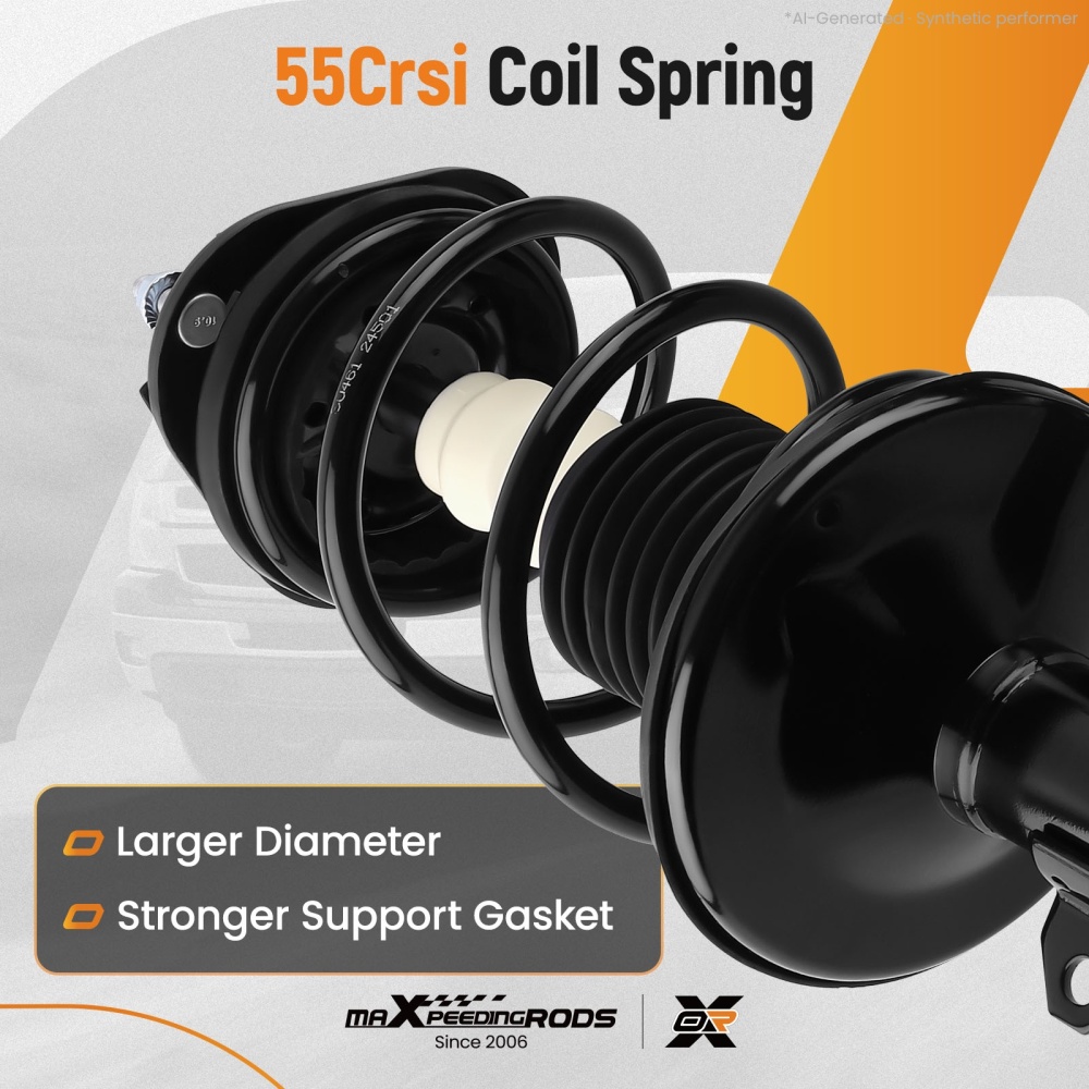 Front Strut Shocks w/ Coil Spring For 2009-2013 compatible for Toyota Corolla 2011-2013 Matrix
