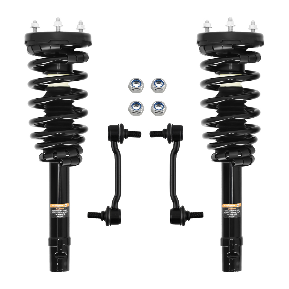 Front Struts w/ Coil Spring compatible for Hyundai Sonata 2006-2010 Azera 2006-2011