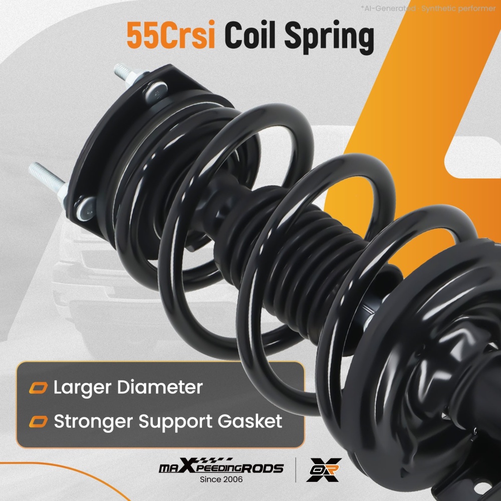 Front Struts Shocks w/Coil Springs compatible for Buick Enclave GMC Acadia 2008-2016 172518