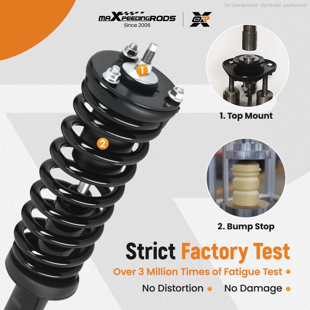 FrontRear Complete Shock Struts compatible for GMC Canyon compatible for Chevrolet Colorado 2004-2012