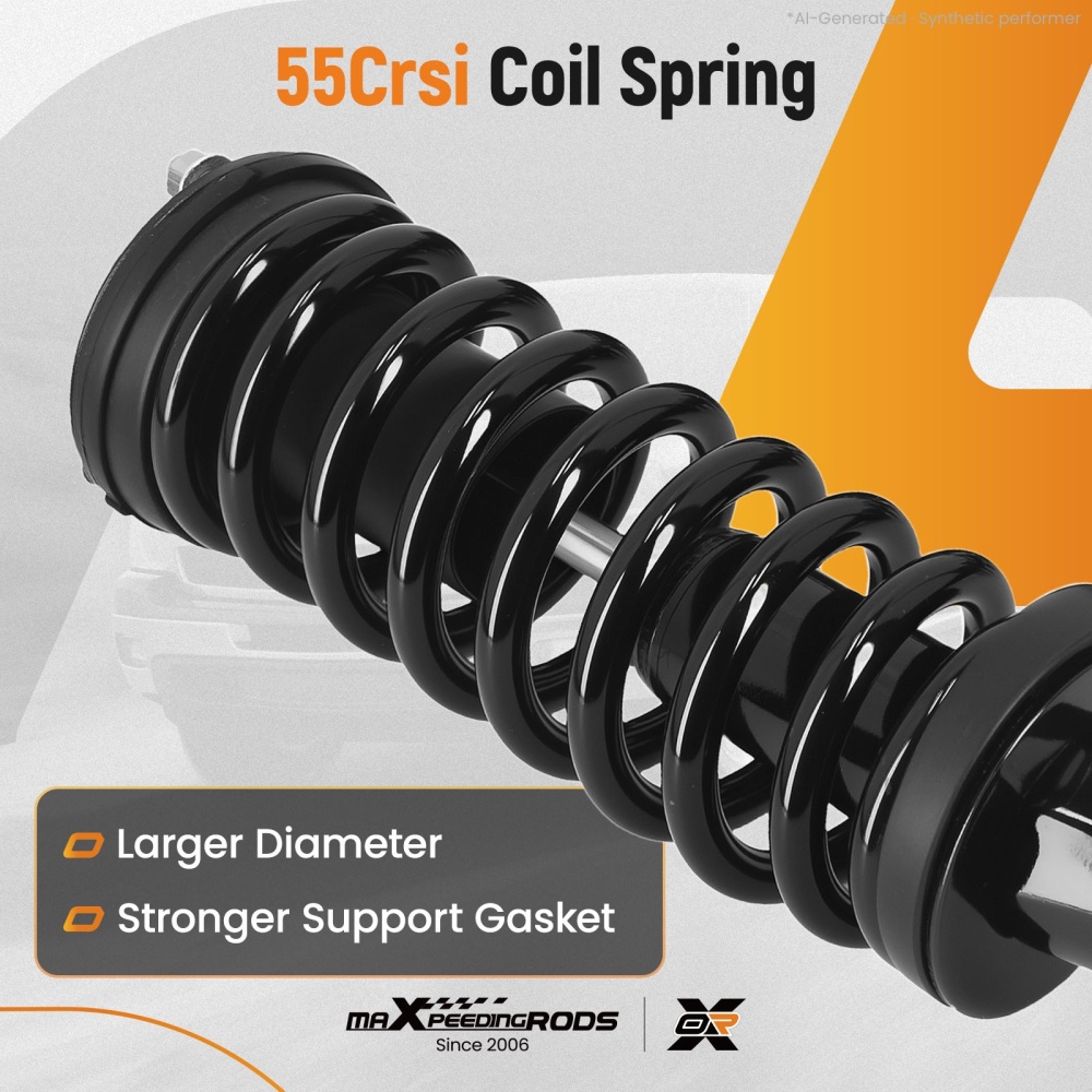 FrontRear Complete Shock Struts compatible for GMC Canyon compatible for Chevrolet Colorado 2004-2012