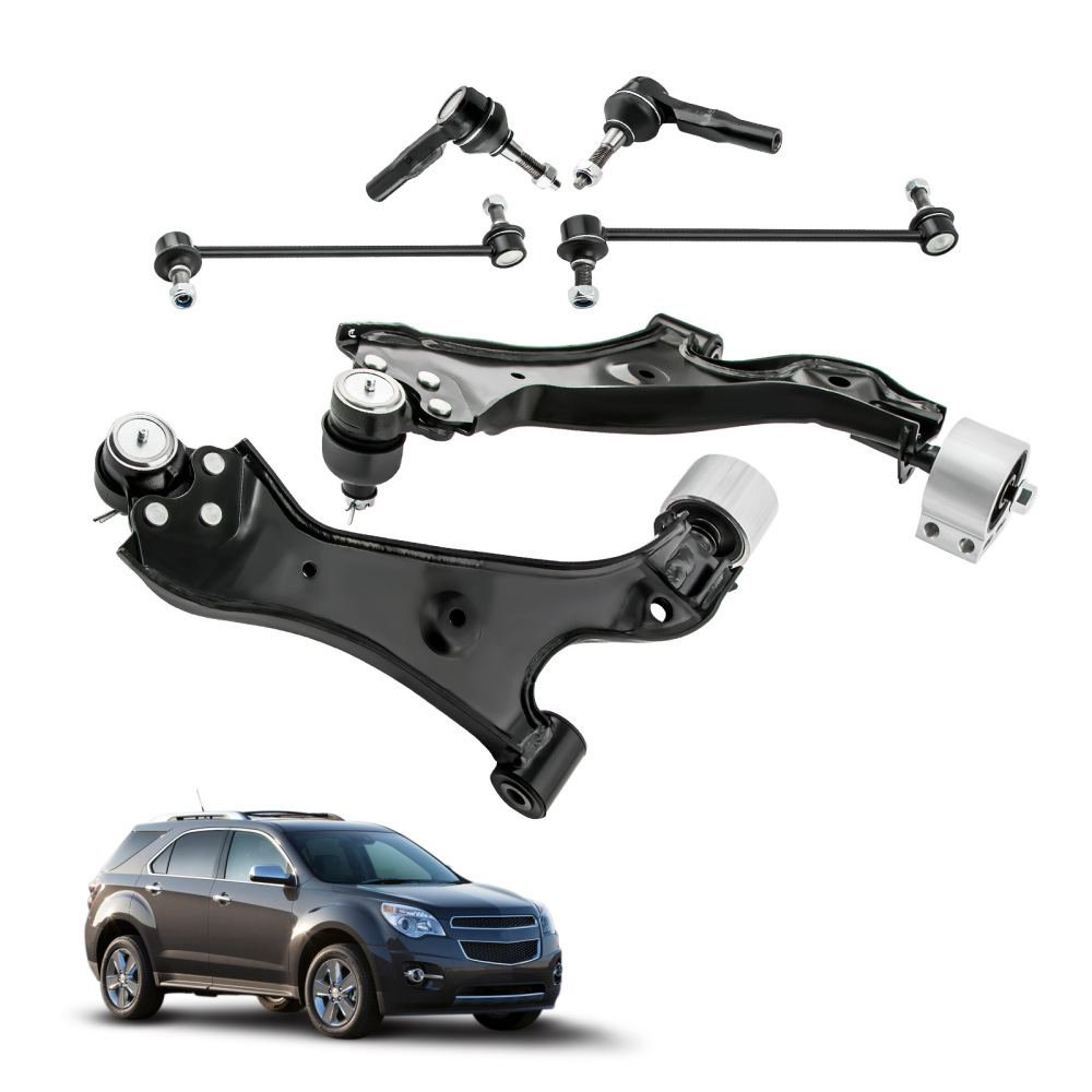 8pc Front Struts Control Arms Sway Bars for 2010-2017 compatible for Chevy Equinox GMC Terrain