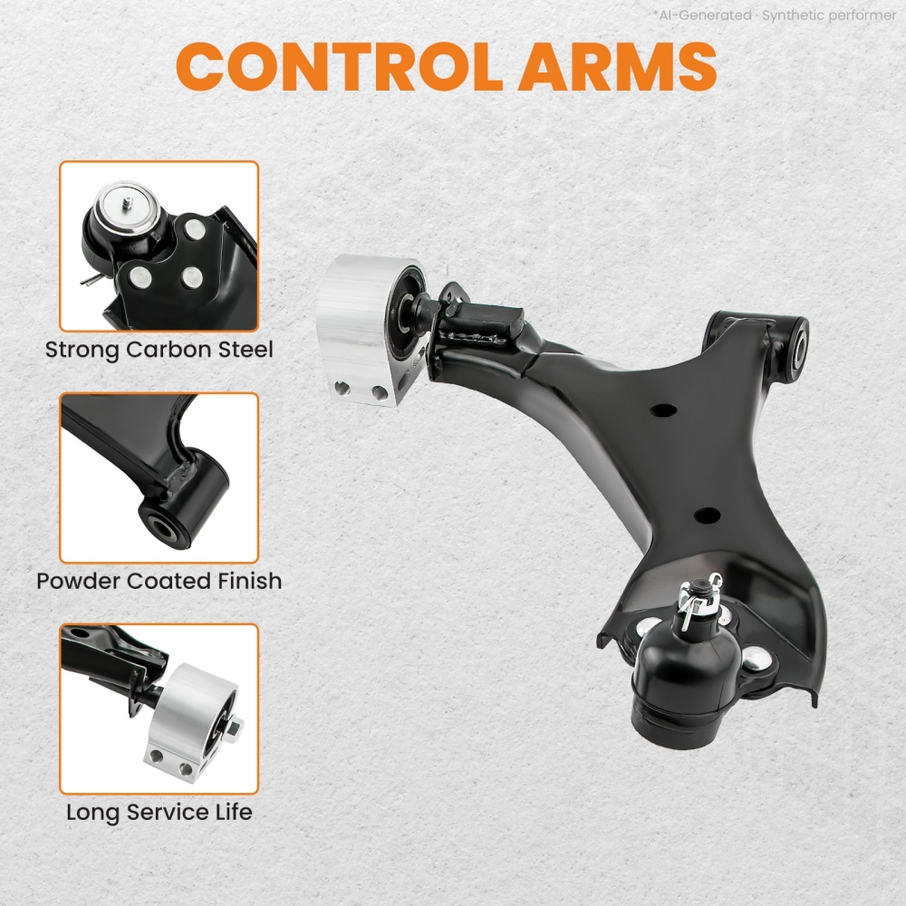 8pc Front Struts Control Arms Sway Bars for 2010-2017 compatible for Chevy Equinox GMC Terrain