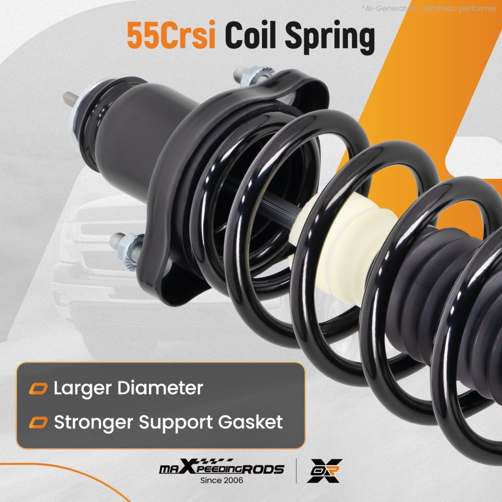 2x Rear Strut Spring Assy compatible for Chrysler 200 Sebring compatible for Dodge Avenger 171126