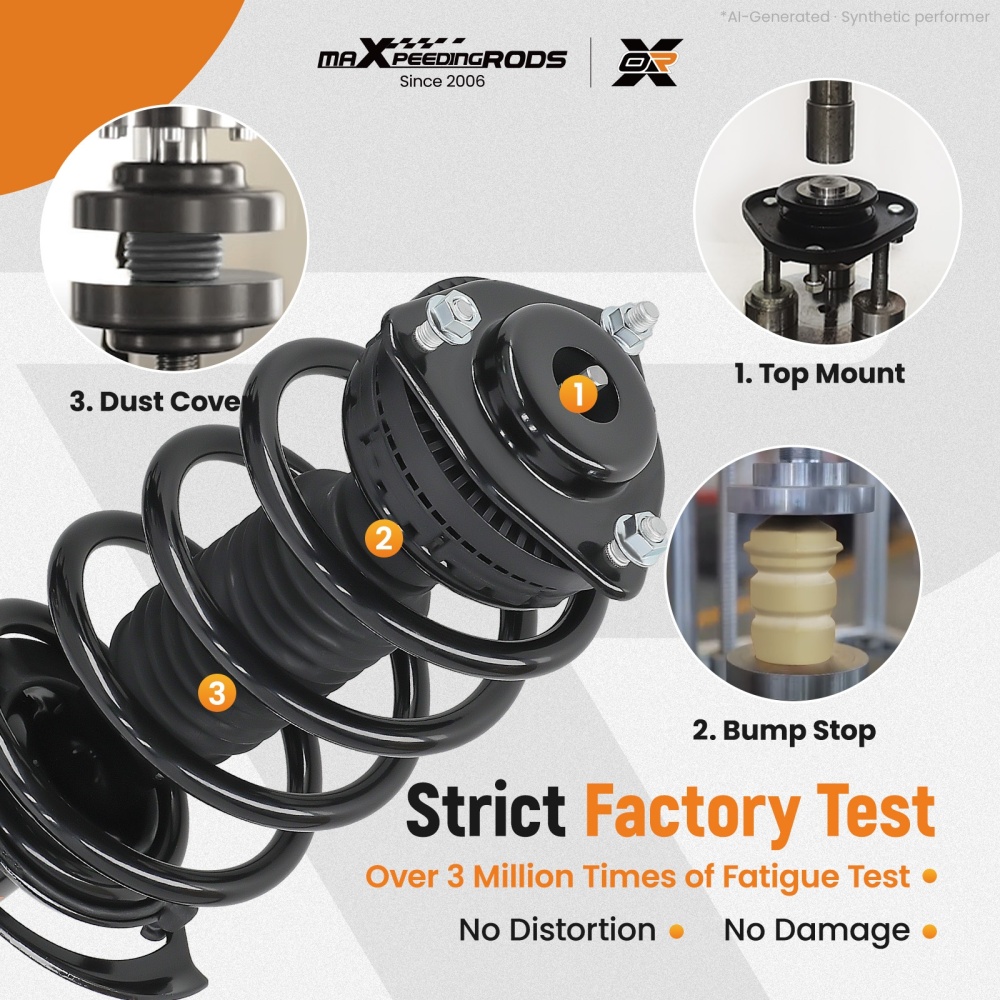 Complete Suspension Front Struts w/ Coil Springs compatible for Chrysler 200 2011-2014