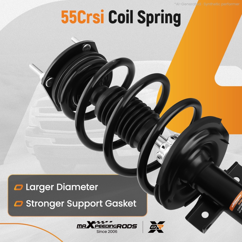 Front Struts Rear Shocks Kit compatible for Buick Enclave Chevy Traverse compatible for GMC Acadia Limited