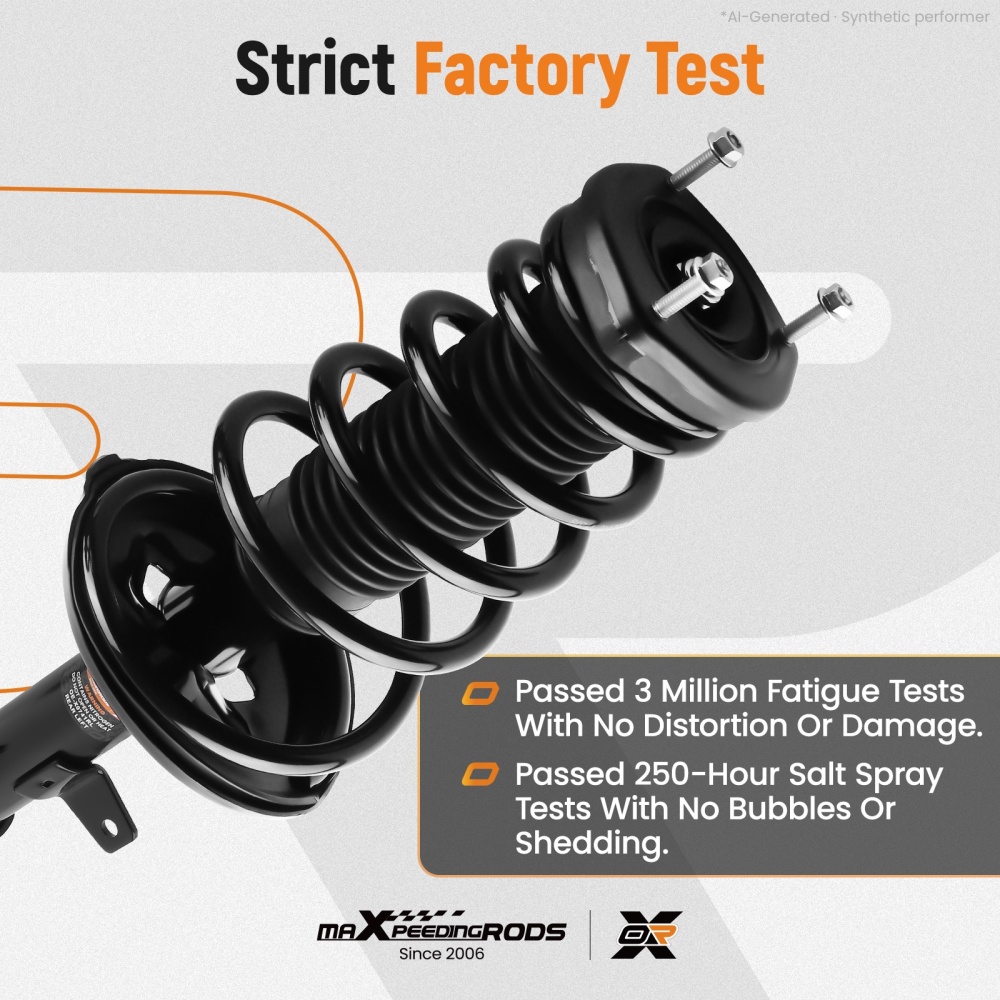 Pair Rear Complete StrutsCoil Springs For 2001-2003 compatible for Toyota Highlander FWD