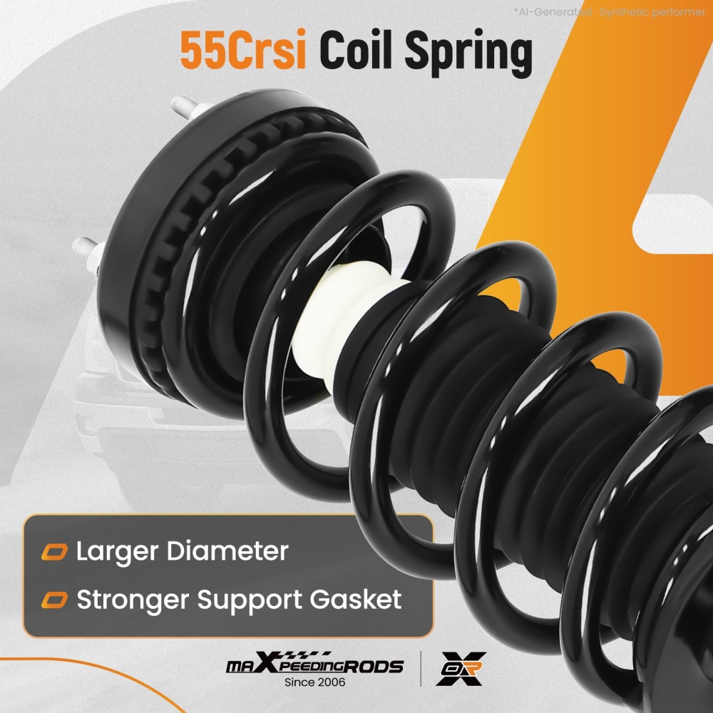 Front Strut w/ Coil Spring Assembly compatible for Dodge Challenger Charger 2012-2018 3.6L