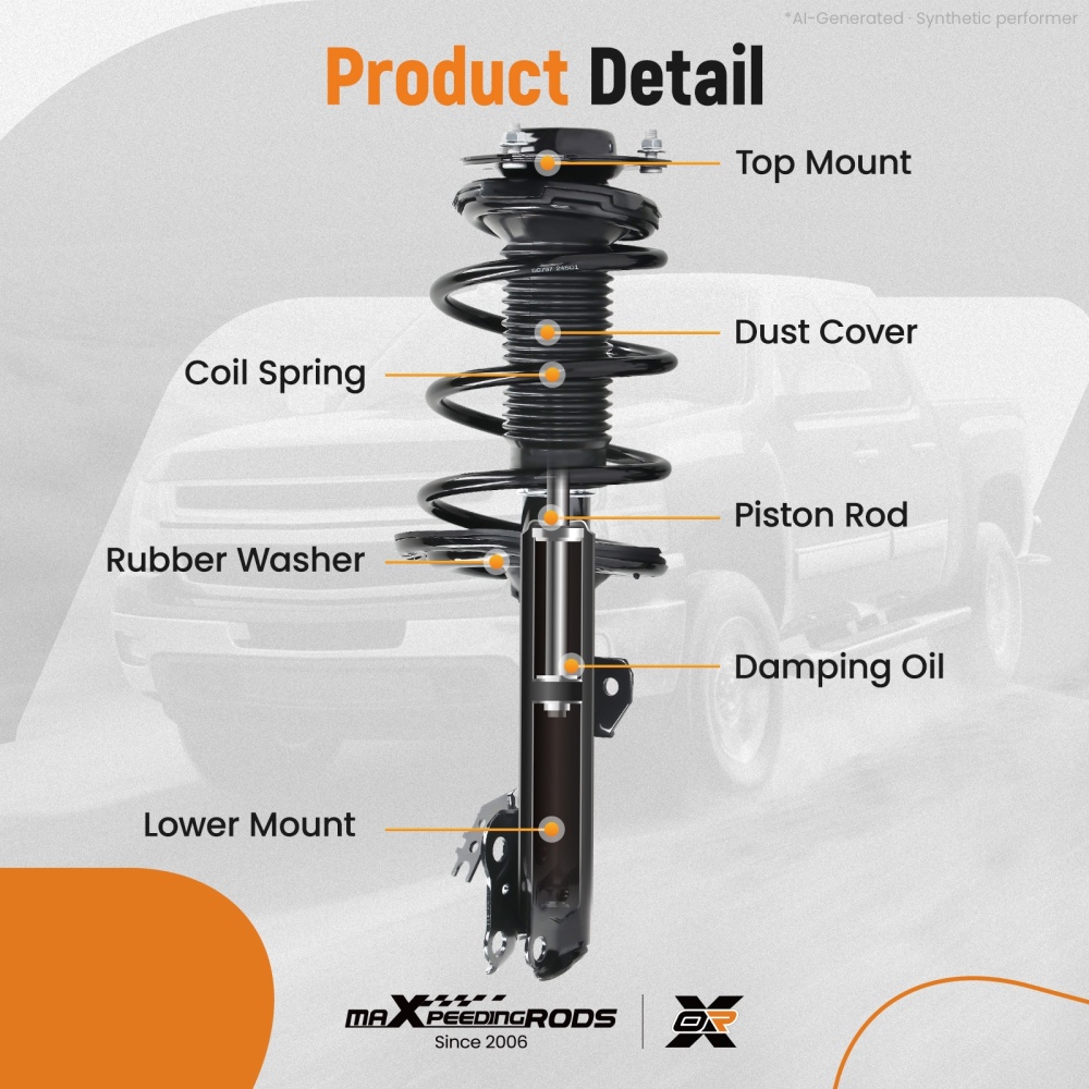 Front Struts Shocks Assembly for 2012 - 2017 compatible for Toyota Camry Hybrid LE XLE L XLE