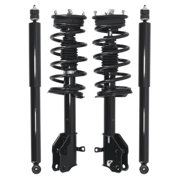 4x Front + Rear Struts w/Coil Spring compatible for Ford Edge compatible for Lincoln MKX 2007-2010