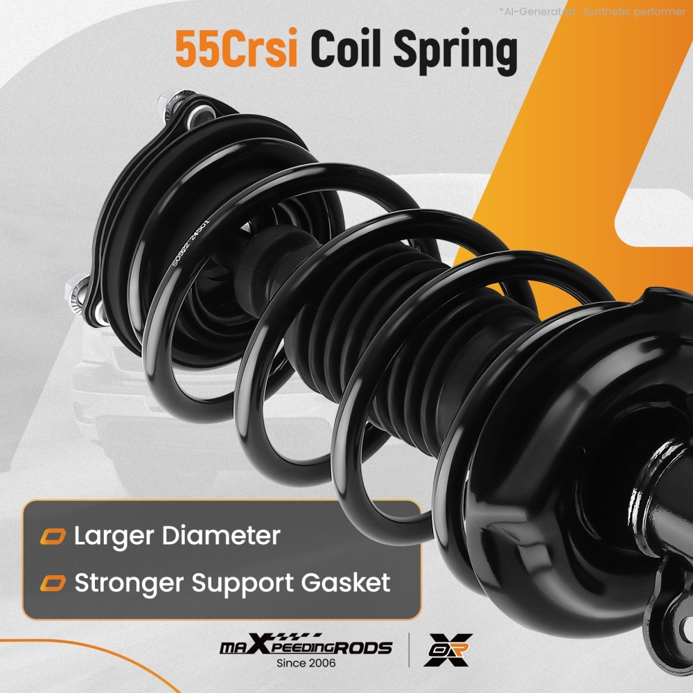 Front Struts w/Coil Spring Assembly compatible for Honda Civic 2012 1.8L 1.5L LX/BASE/DX/EX
