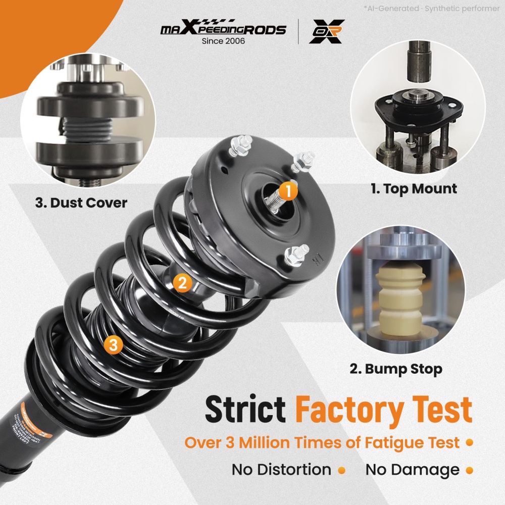 Front Left + Right Strut Spring Assembly For 12-23 compatible for Chrysler 300 compatible for Dodge Charger