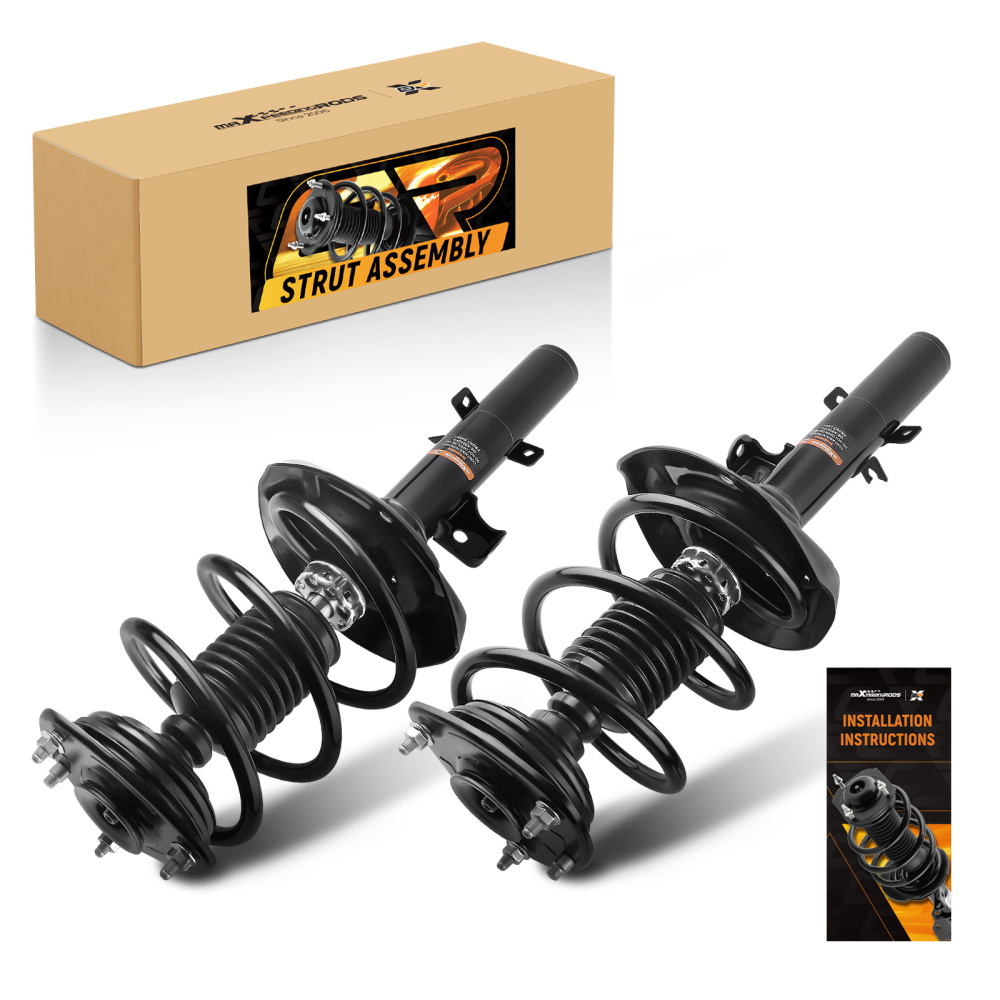 Pair Front Complete Shocks Struts For 2013 2014 2015 2016 2017 compatible for Honda Accord 2.4L