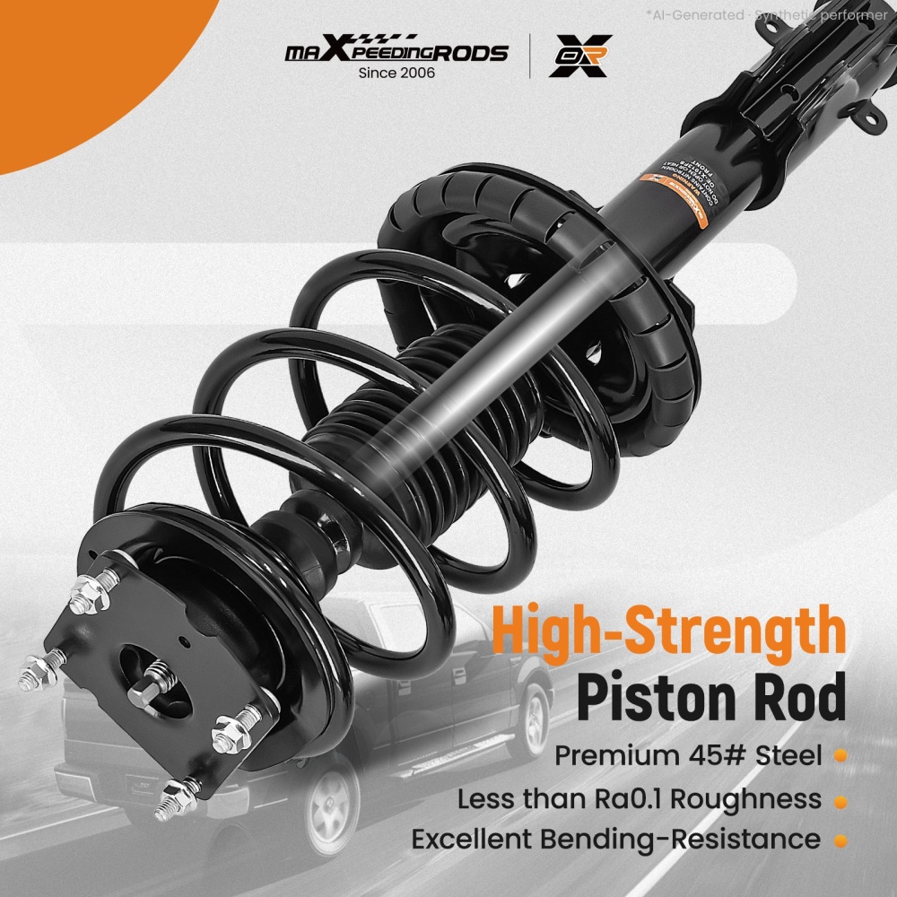 1 Pair Front Shock Struts Assembly compatible for Ford Mustang 2011-2014 BASE GT 172540