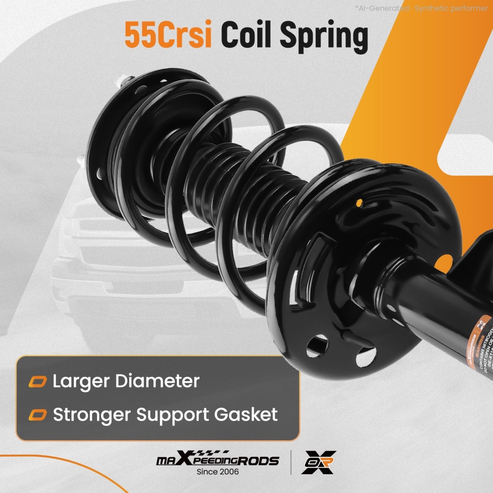 Front Complete Struts w/ Coil Springs compatible for Ford Explorer 2013-2019 3.5L V6 AWD