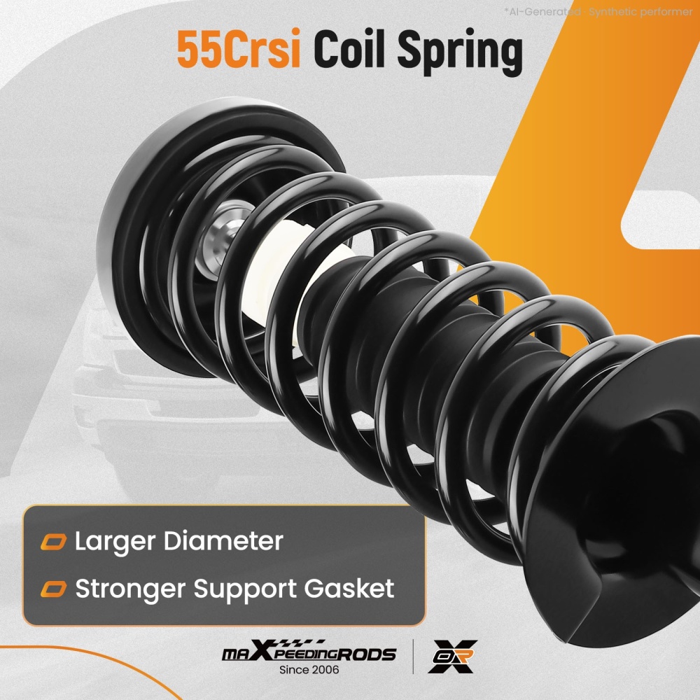 Rear Complete Struts Shocks w/ SpringMount For 2013-2017 compatible for Honda Accord 3.5L V6