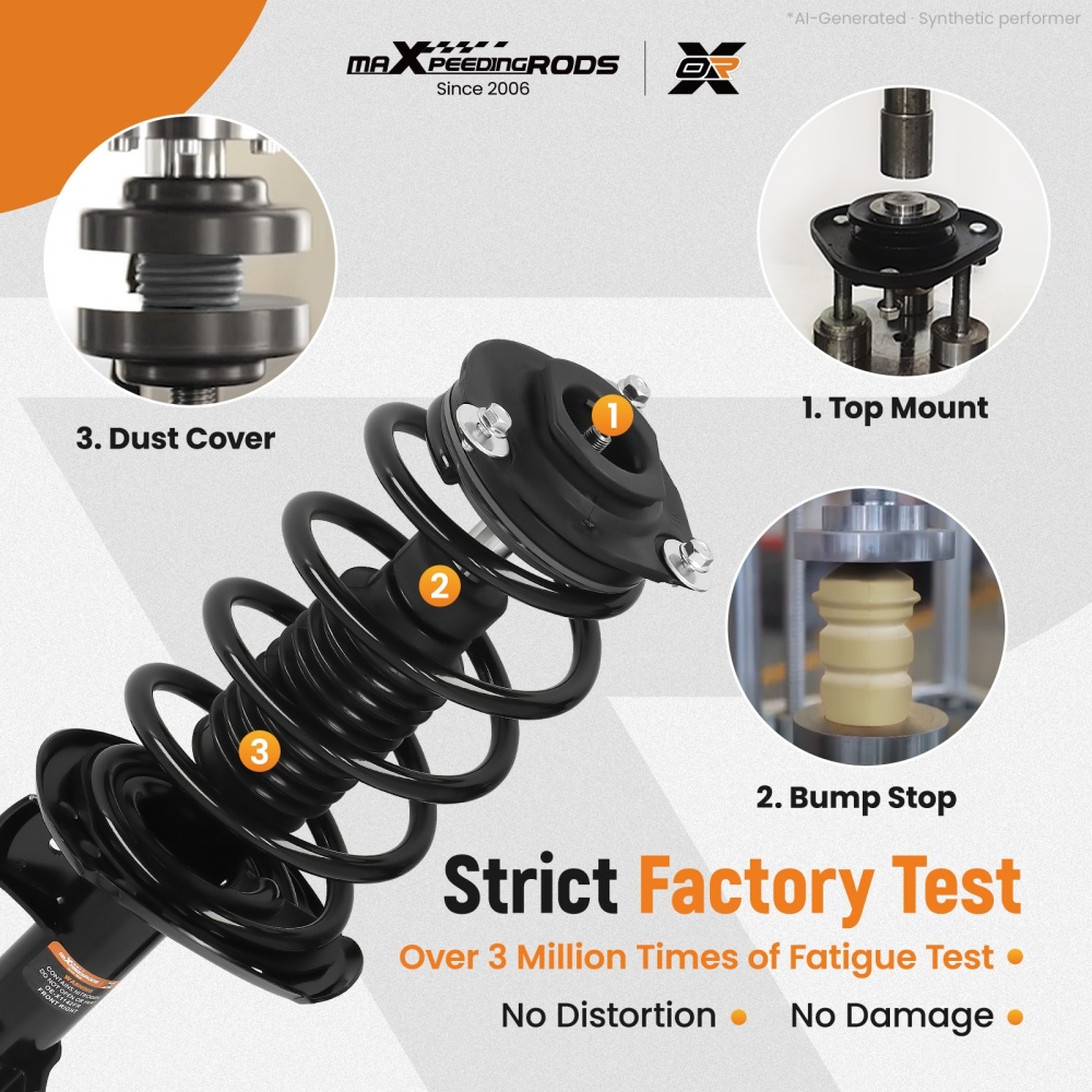 Set 2 Front Absorber Shocks Struts Assembly compatible for Nissan Sentra 2013 272948 27294