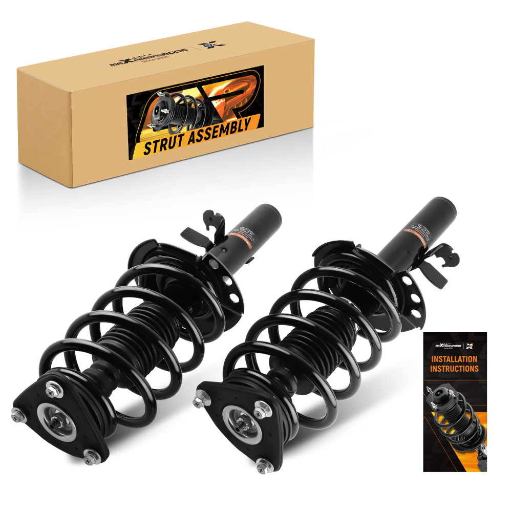 Pair Front Struts w/ Coil Spring Left Right for 2014-2022 compatible for Ford Transit Connect