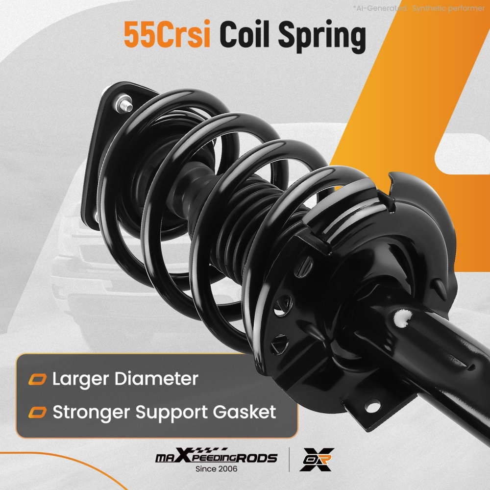 Pair Front Struts w/ Coil Spring Left Right for 2014-2022 compatible for Ford Transit Connect