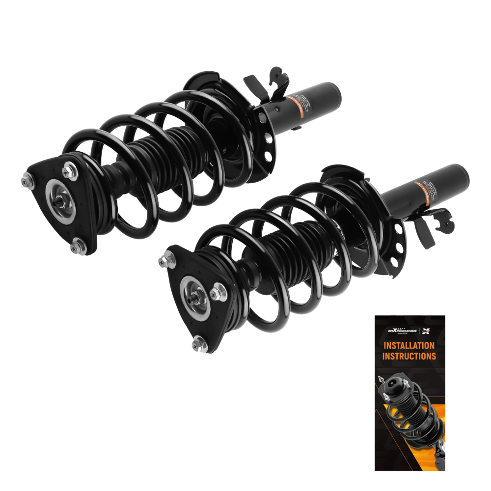 Pair Front Struts w/ Coil Spring Left Right for 2014-2022 compatible for Ford Transit Connect