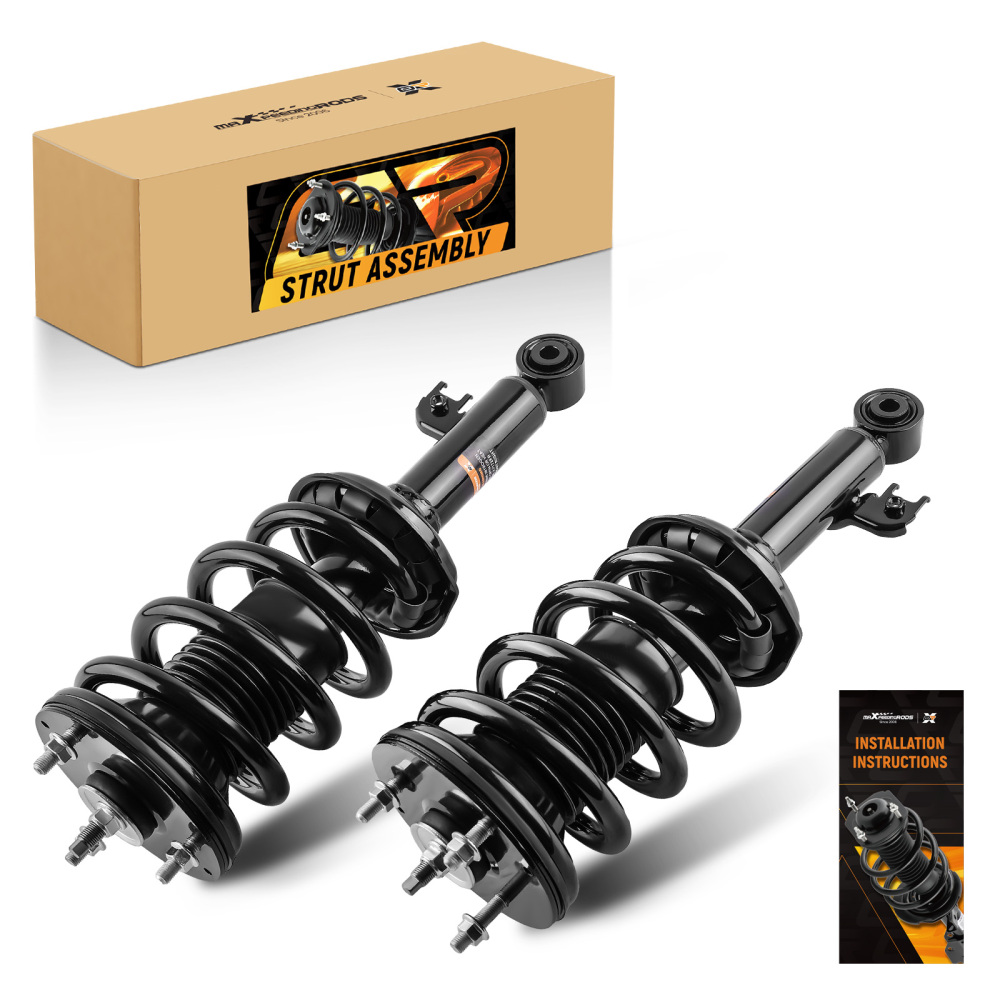 Front Pair Complete Struts w/ Spring For 2005-2015 compatible for Toyota Tacoma Base 2.7L RWD