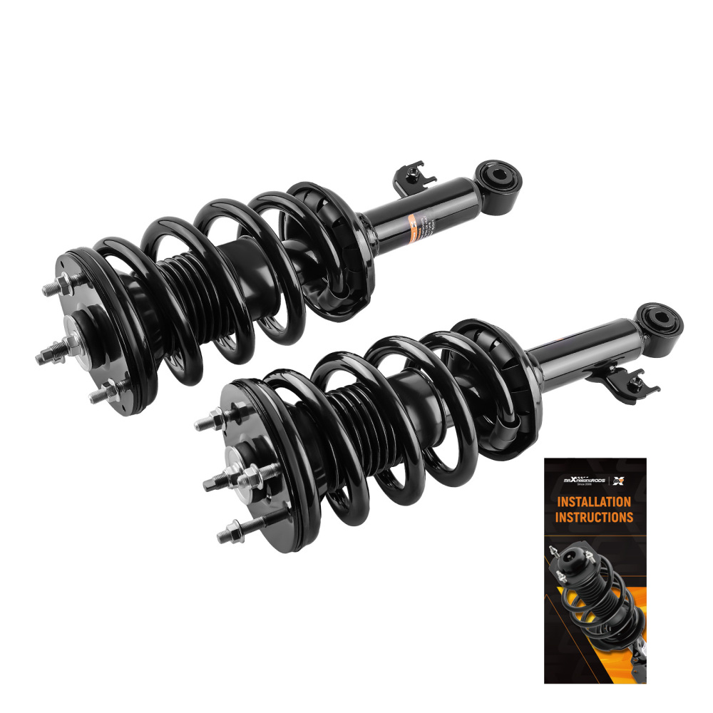 Front Pair Complete Struts w/ Spring For 2005-2015 compatible for Toyota Tacoma Base 2.7L RWD