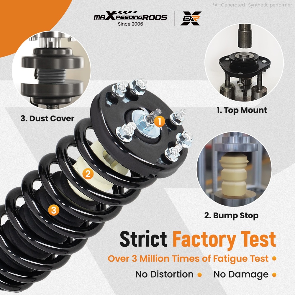 Front Complete Shocks Struts Coil Springs For 2004-2008 compatible for Acura TL Suspension Set