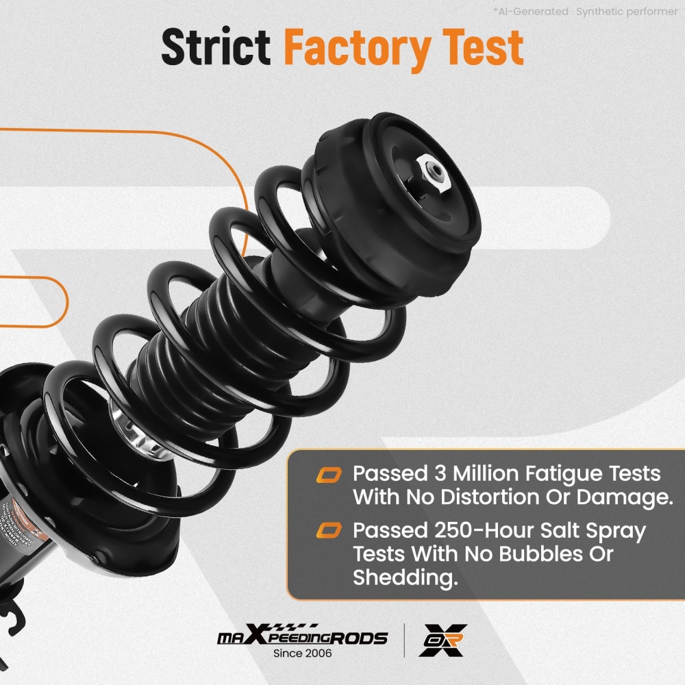 Front Struts w/ Spring Assembly For AWD 2013-2022 compatible for Buick Encore Chevrolet Trax