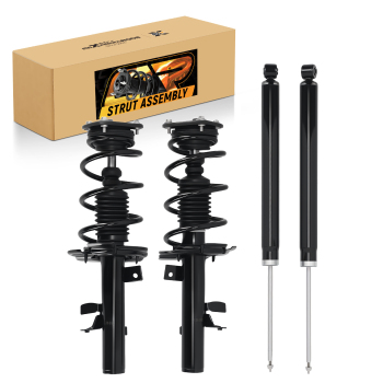 4pcs FrontRear Struts w/Coil Spring Assembly compatible for Ford Focus 2013-2018