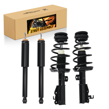 MaXpeedingrods Front Complete Strut Rear Shocks for 2013-2015 compatible for Chevrolet Malibu