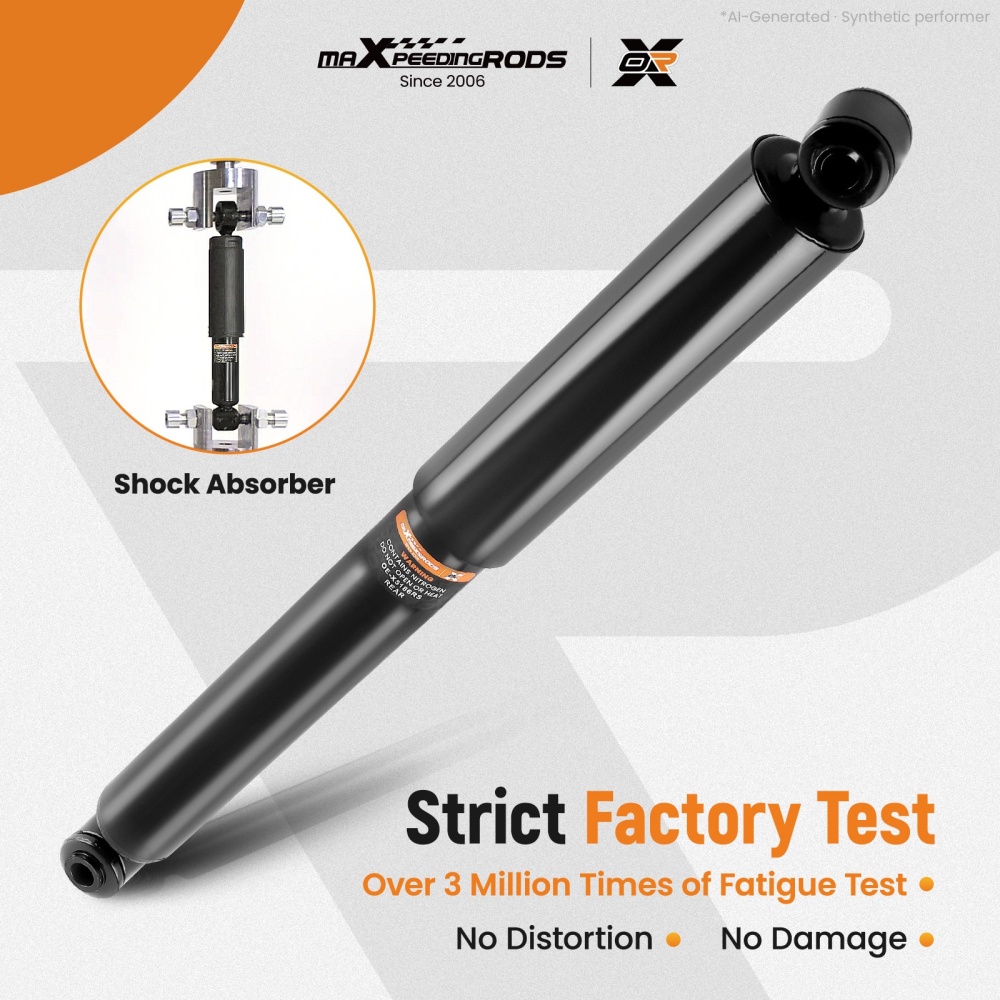 2pc Rear Shocks Left Right compatible for Chevrolet Equinox 2005-2017 compatible for GMC Terrain 2010-2017