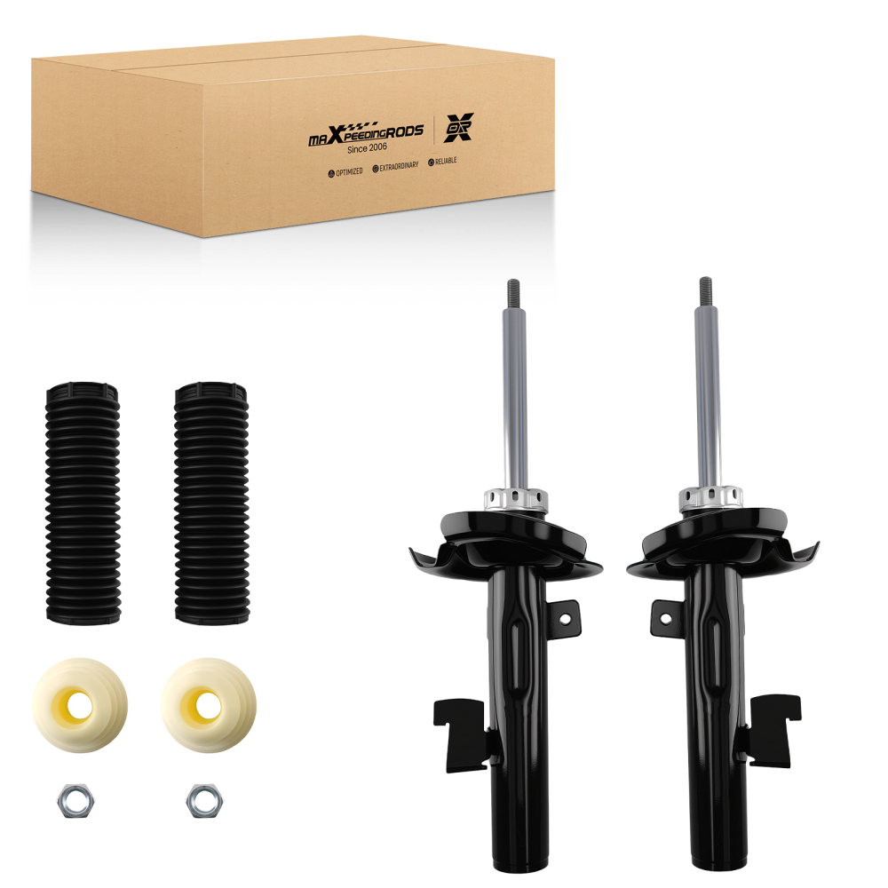 2x Front Shock Absorber Complete Strut Assembly compatible for Mazda 3 BK 2006-2009 Damper