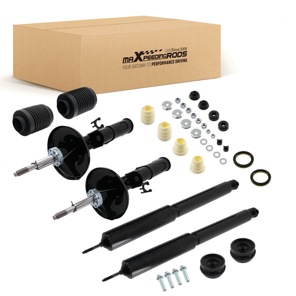 4x Shock Absorber +Top Mount +Service Kit compatible for Holden Commodore 1993-2004 Struts