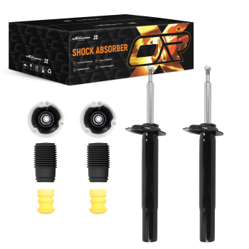 2 Ammortizzatori compatibile per BMW E39 5er + Kit Assistenza + Cuscinetto Duomi Anteriori