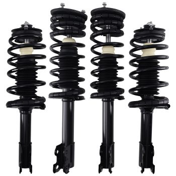 Front Rear Struts w/ Coil Spring for 1991-2002 compatible for Saturn SC1 SC2 SL1 SL2 SW1 SW2