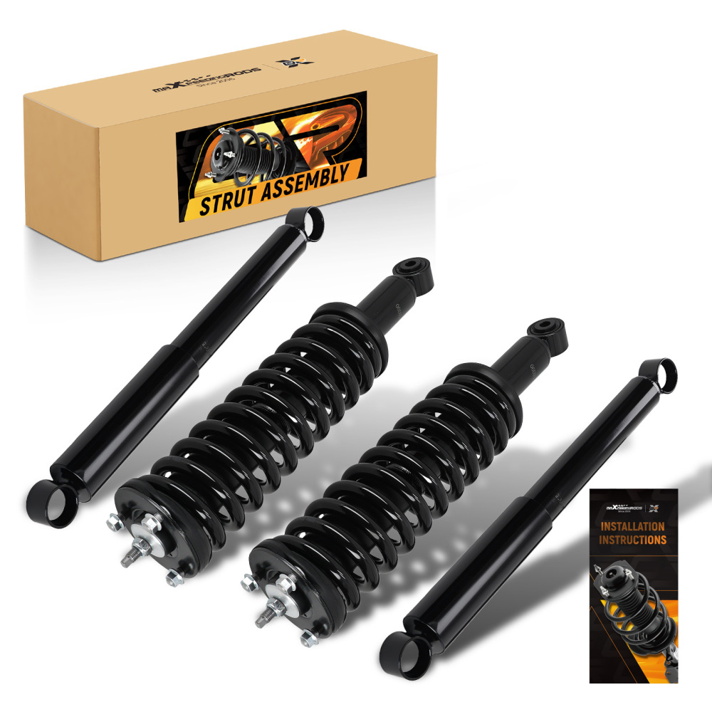 maXpeedingrods Front StrutsRear Shock Absorbers Compatible for Toyota Tacoma 1995-2004, Complete Struts with Coil Spring Assembly