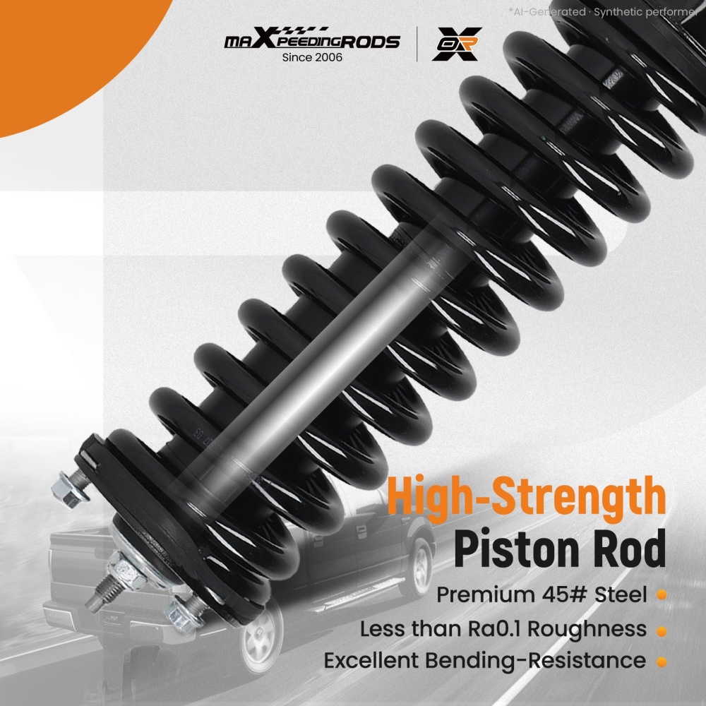 maXpeedingrods Front StrutsRear Shock Absorbers Compatible for Toyota Tacoma 1995-2004, Complete Struts with Coil Spring Assembly