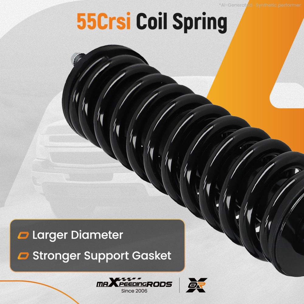 maXpeedingrods Front StrutsRear Shock Absorbers Compatible for Toyota Tacoma 1995-2004, Complete Struts with Coil Spring Assembly
