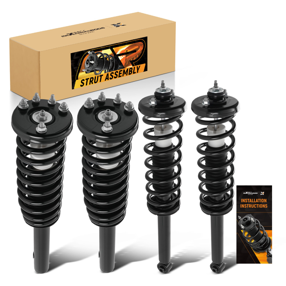 FrontRear Complete Struts For 2003-2007 compatible for Honda Accord DriverPassenger Side
