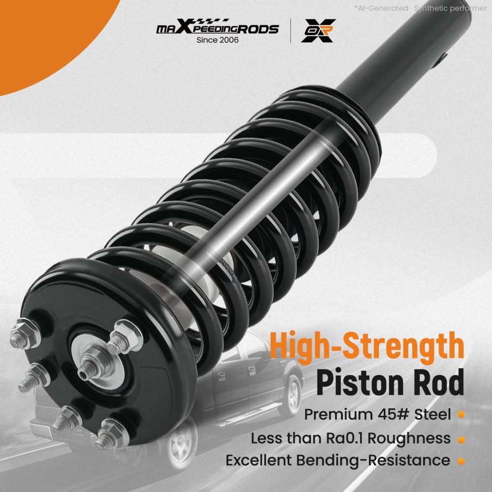FrontRear Complete Struts For 2003-2007 compatible for Honda Accord DriverPassenger Side