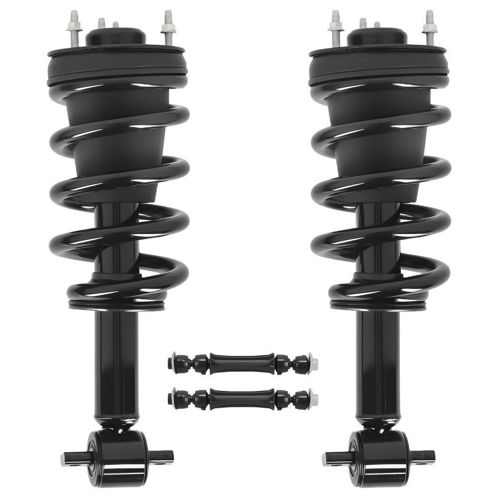 Front Struts Shock w/ Sway Bars Kit for 2007-2019 compatible for GMC Yukon XL 1500 compatible for Sierra 1500