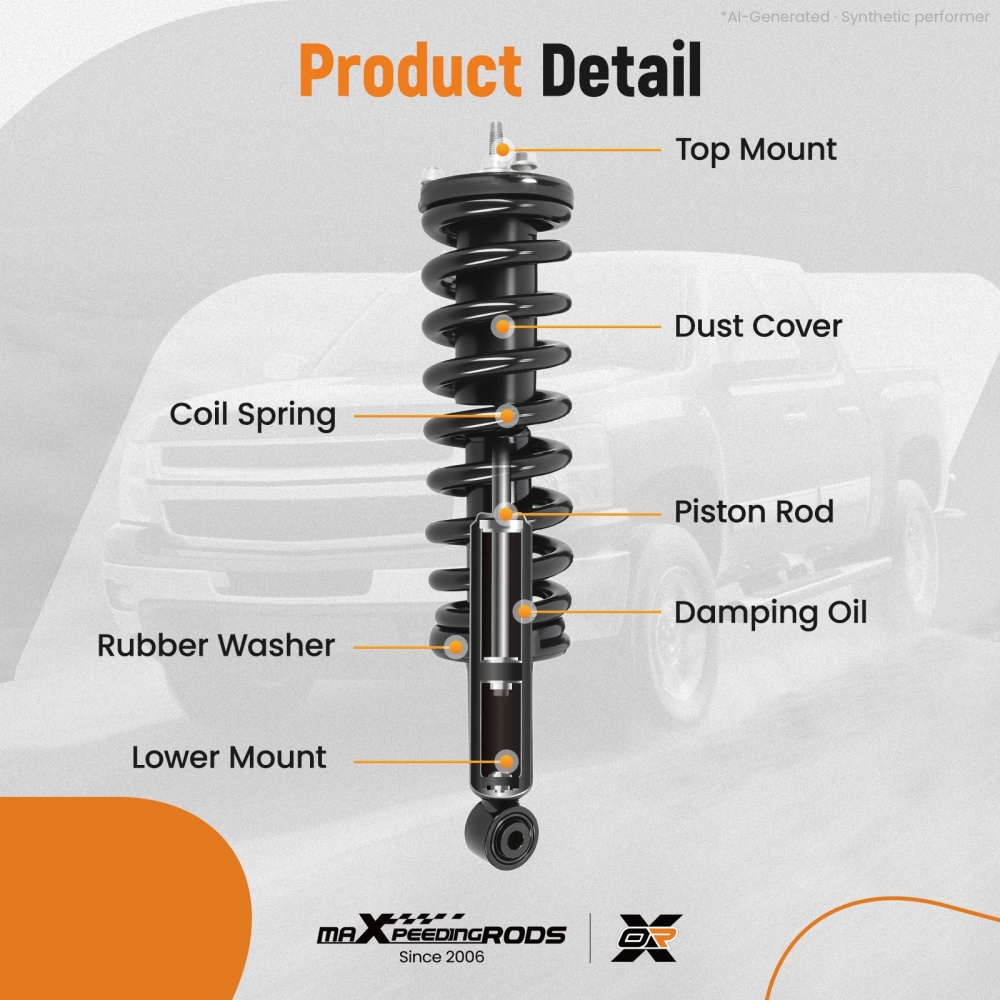Front Complete Struts SpringsRear Shock Set 4 For 1996-2002 compatible for Toyota 4Runner