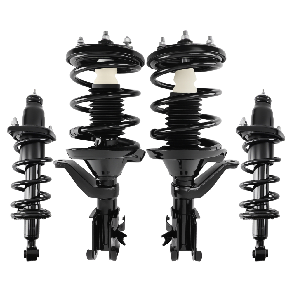 4PCS FrontRear Struts w/ Coil Spring Assembly for 2003-2005 compatible for Honda Civic 1.7L