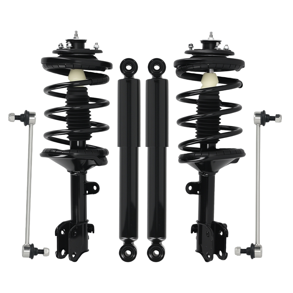 6X Struts Shocks Assembly w/ Sway Bar Links For 1999-2004 compatible for Honda Odyssey 171597