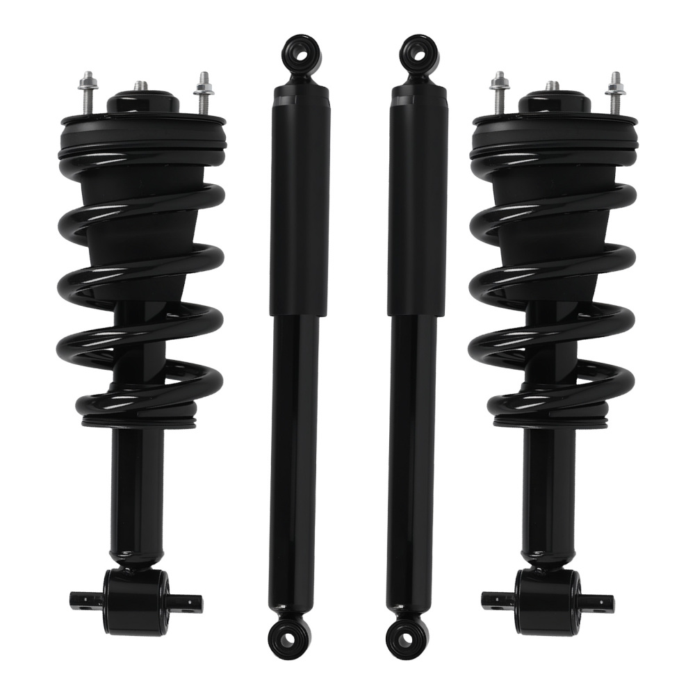 Front Strut Rear Shock Absorber Assy for 2007-13 compatible for Chevy GMC Silverado Sierra 1500
