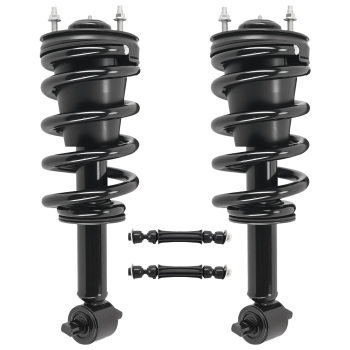Front Strut Assembly Sway Bar Link for 2007-2013 compatible for Chevy Silverado GMC Sierra 1500